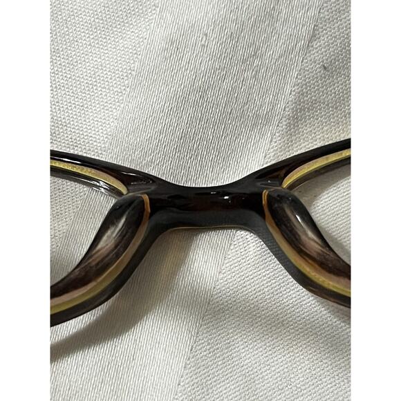 NEW Sama Mia HNY/PNK 50-17-143 Mocha Brown Full Rim Eyeglasses Frame - Picture 7 of 8